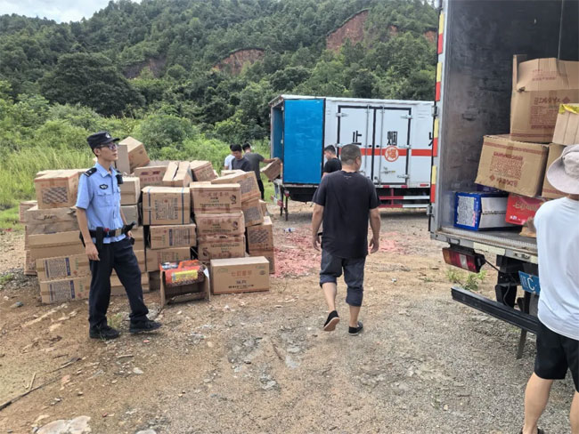 烟花爆竹销毁